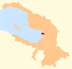 Ostrov Dekabristov Municipal Okrug on the 2006 map of St. Petersburg