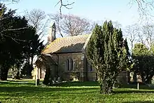 St Martin's church, Kirmond-le-Mire, Lincolnshire, to the design by Nicholson.