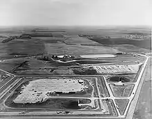 Aerial image of the MSR site