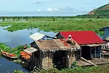 Image 68A fishing hut on the Tonle Sap (from Agriculture in Cambodia)