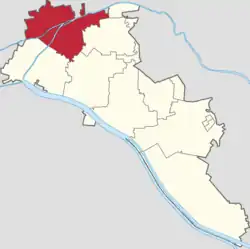 Location in Xiqing District