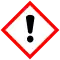 GHS07: Exclamation mark
