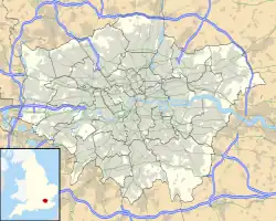 Wennington wildfire is located in Greater London