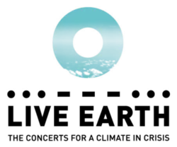 The Live Earth logo representing the "S.O.S." message of the 07.07.07 concerts.