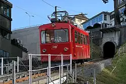 A rack railway in Switzerland