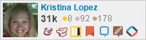 profile for Kristina Lopez on Stack Exchange, a network of free, community-driven Q&A sites profile for Kristina Lopez on Stack Exchange, a network of free, community-driven Q&A sites