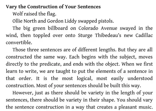 music in the reader's head