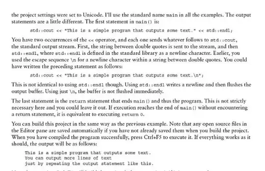C++ example