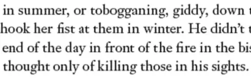 Ligatures in modern novels