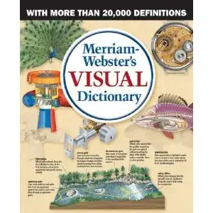 2010 Merriam-Webster's VISUAL Dictionary in English for all ages (cover image)